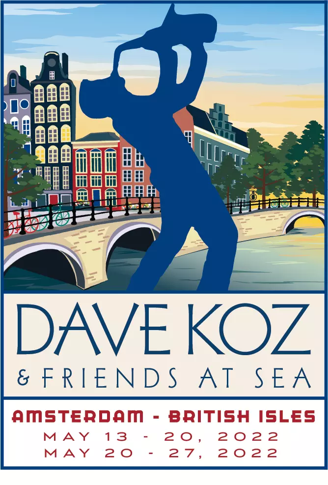 Dave Koz Cruise 2022 vertical logo