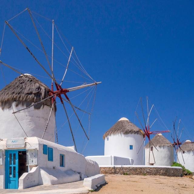 The Windmills - Mykonos Greece
