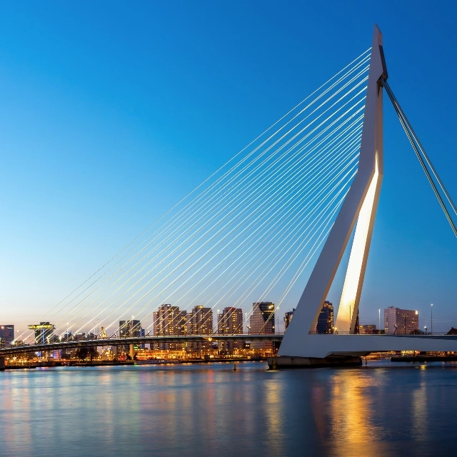 Erasmus Bridge Rotterdam Netherlands