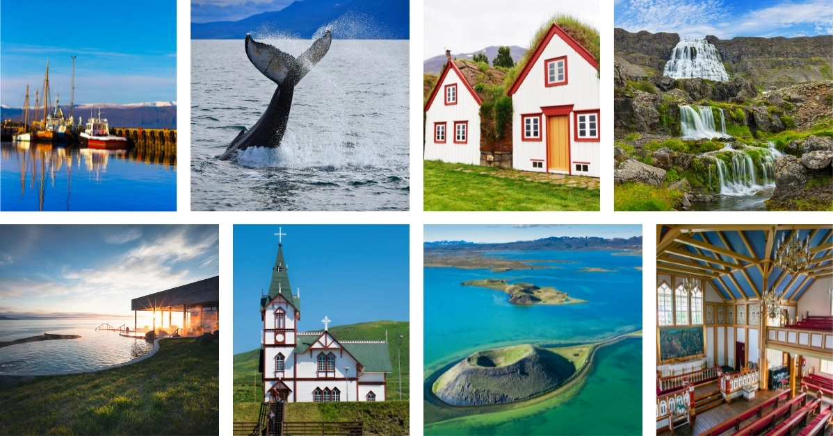 Húsavík Iceland - Photo Collage