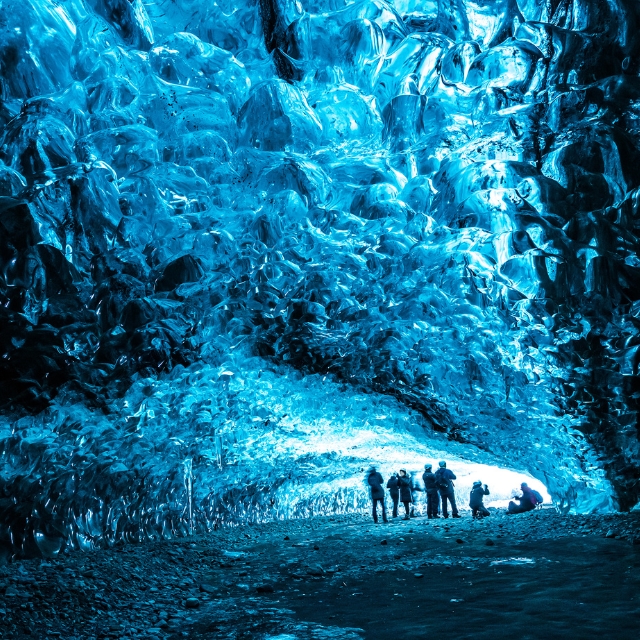 Inside an Icecave in Vatnajokull