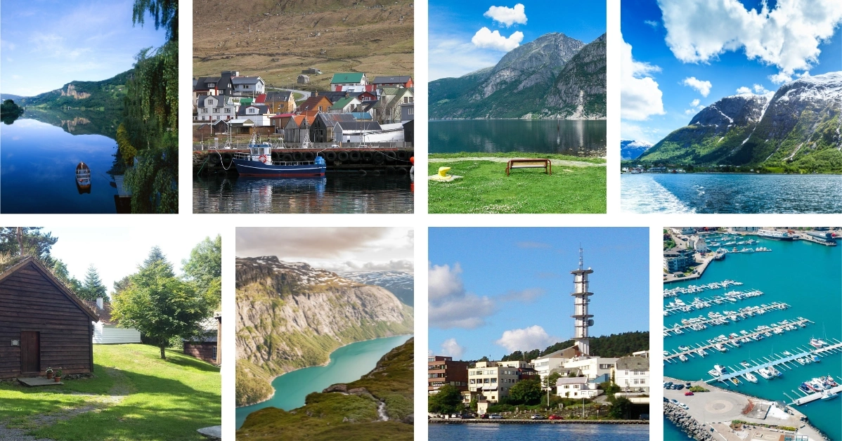 Leirvik Norway - Photo Collage