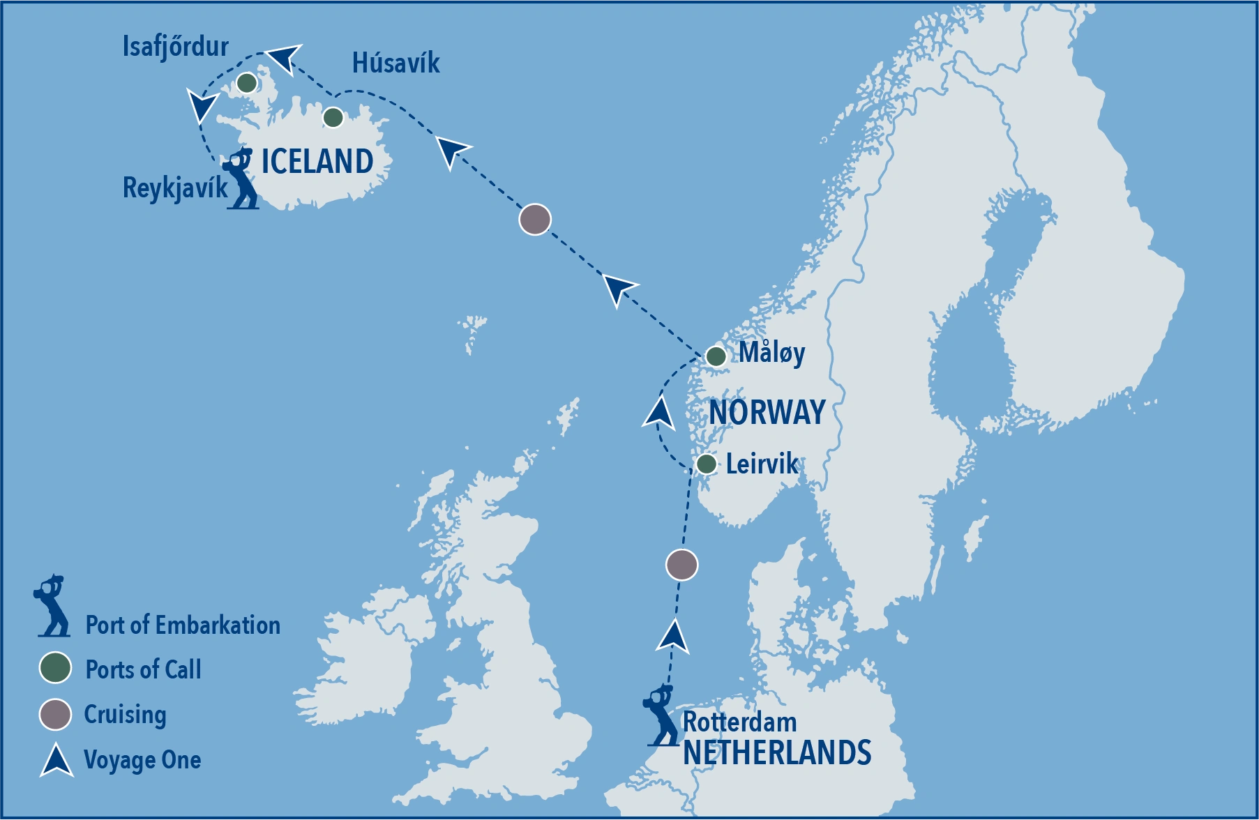 2025 Dave Koz and Friends at Cruise Voyage 1 Itinerary map