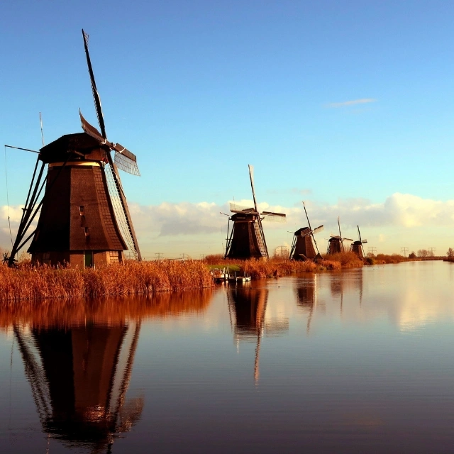 Kinderdijk-Rotterdam-Netherlands