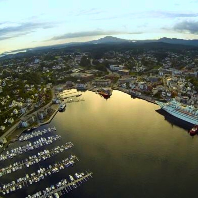 Marina in Leirvik Norway